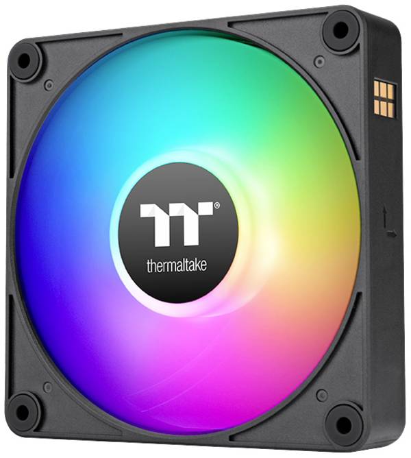 Thermaltake CT140 EX PC fan Black incl. LED lighting