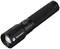 Black torch by Toolcraft with textured grip and green power button.