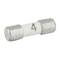 A small cylindrical glass fuse with metallic end caps, marked with the digit '4', isolated on a white background.