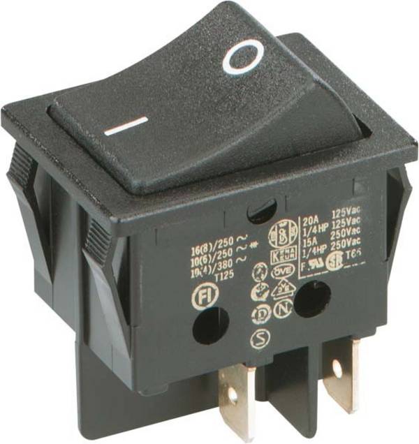 Bachmann 924095  Flush-mount switch    Black