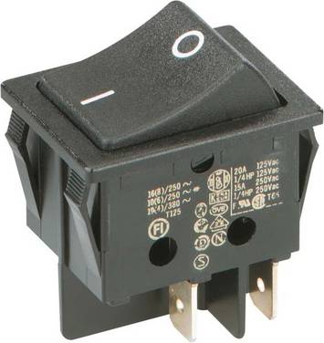 Bachmann 924095 Flush-mount switch Black