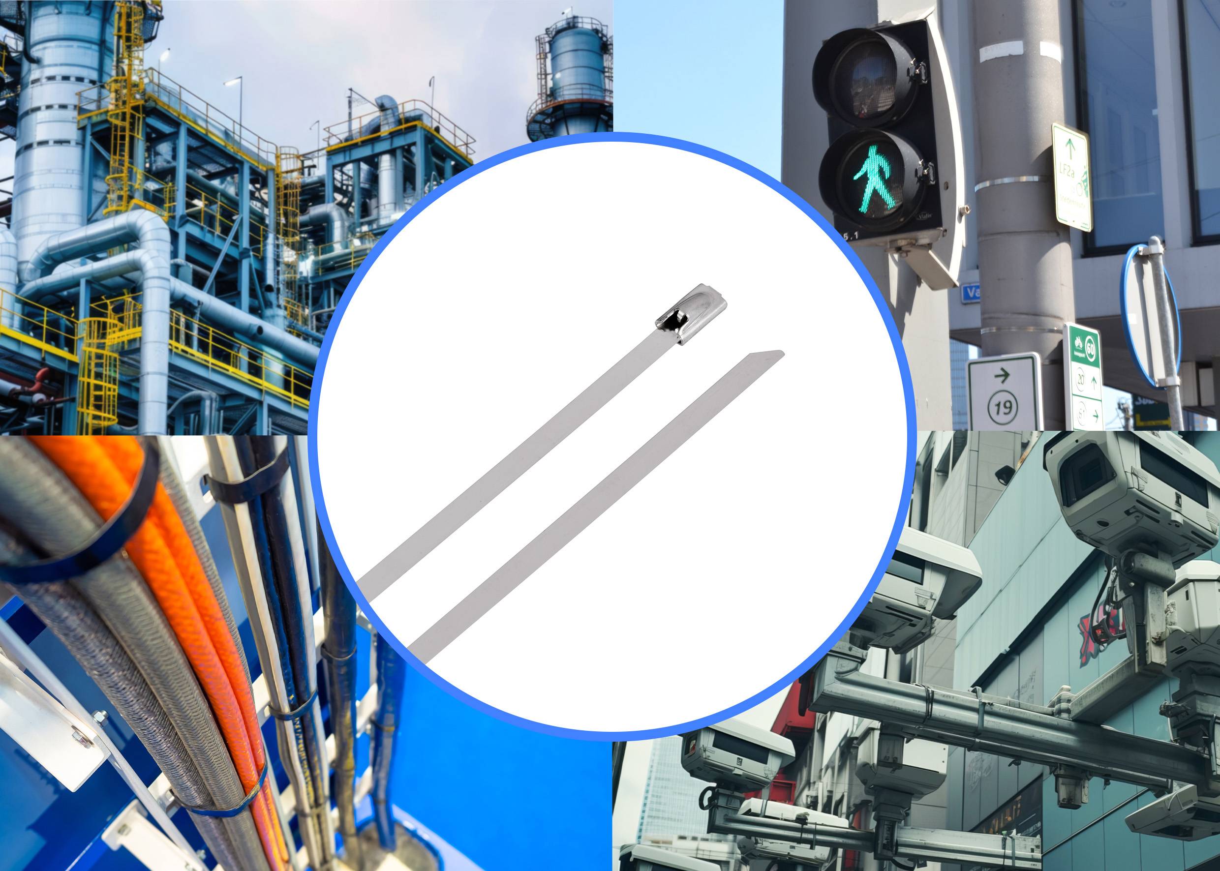 TRU COMPONENTS TC-12647572 Stainless steel ties 680 mm 4.6 mm AISI 304 100 pc(s)