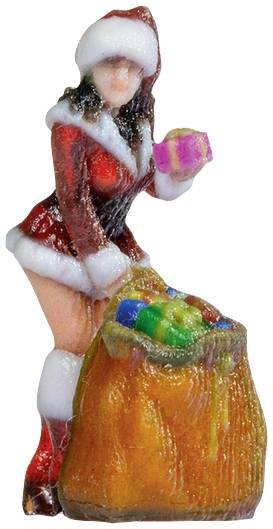 NOCH H0 Santa Girl Painted, Standing