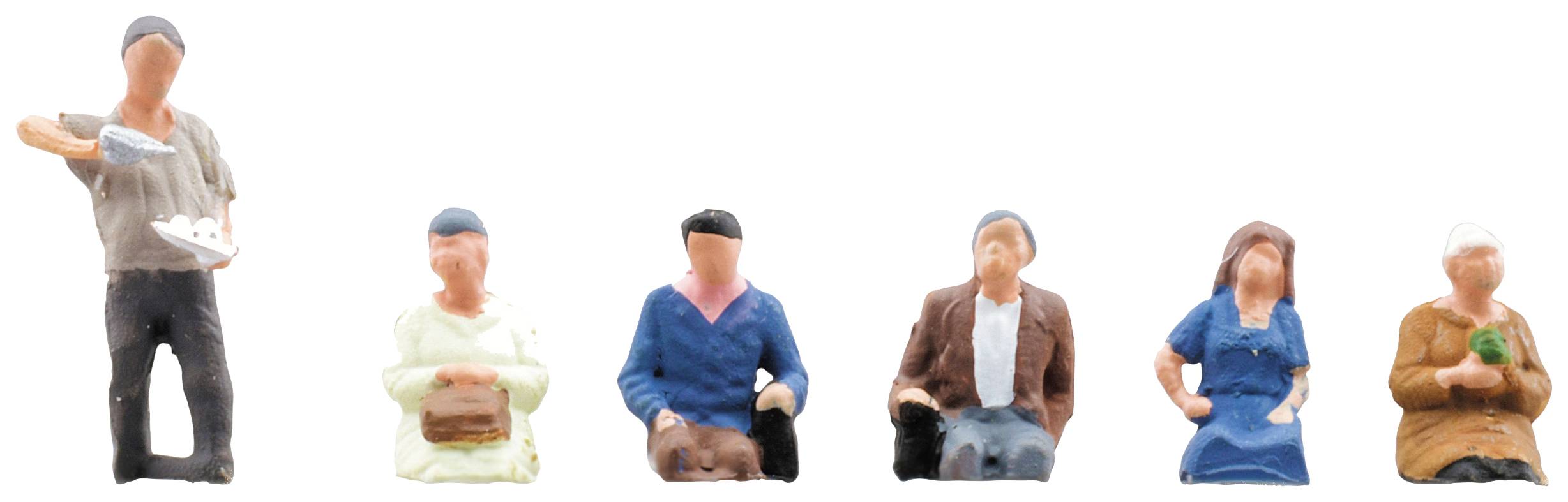KATO N Passengers Painted, Sitting, Standing