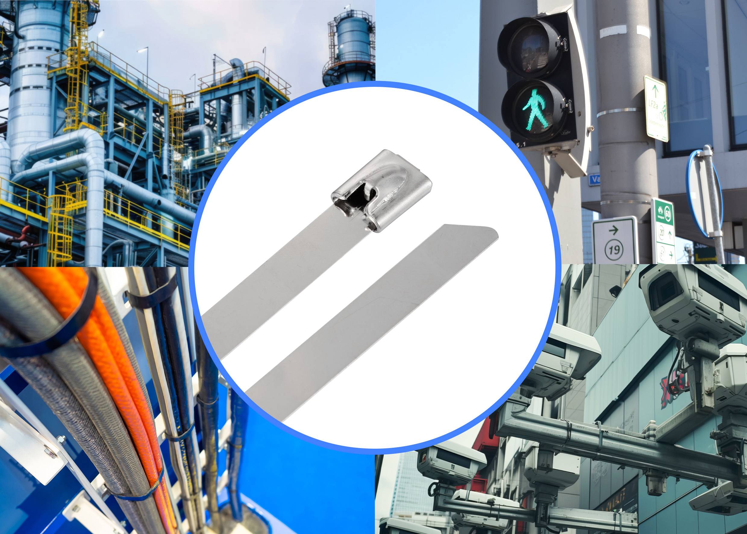 TRU COMPONENTS TC-12656552 Stainless steel ties 360 mm 4.6 mm AISI 316 100 pc(s)