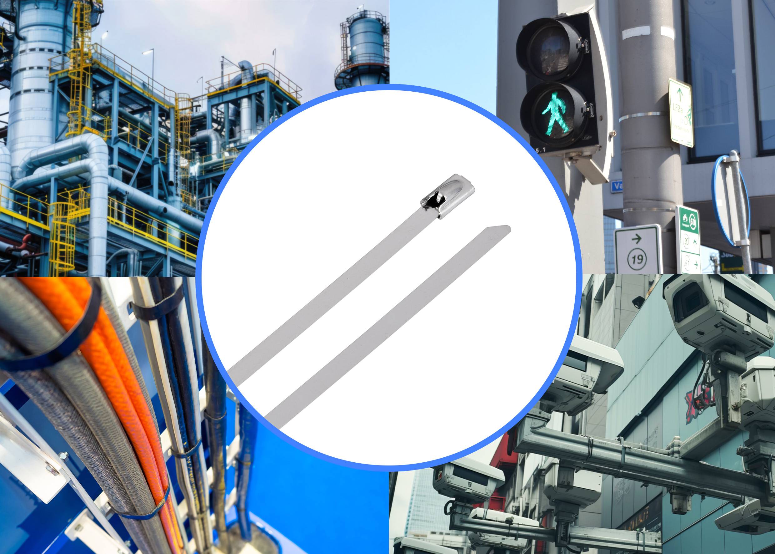 TRU COMPONENTS TC-12656556 Stainless steel ties 520 mm 4.6 mm AISI 316 100 pc(s)