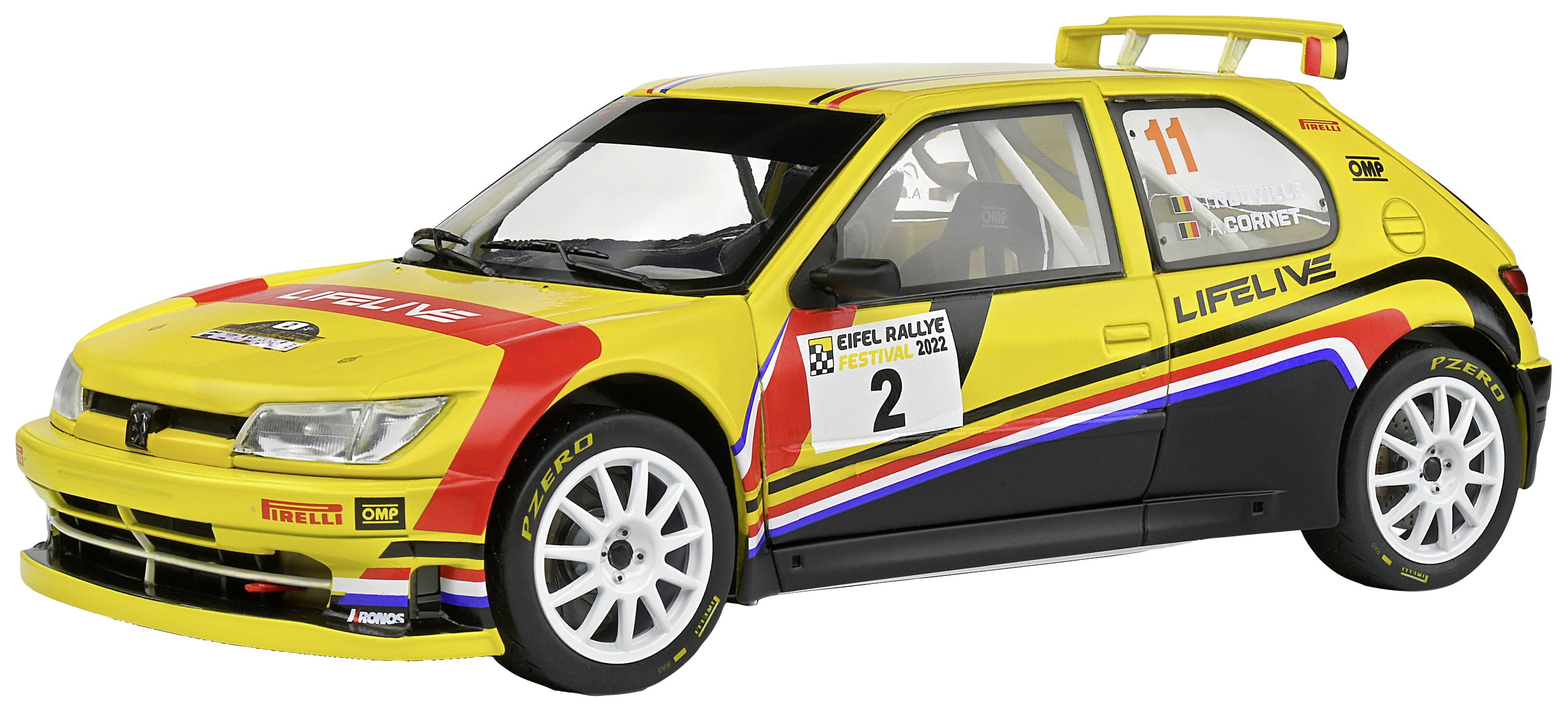 Image of Solido Peugeot 306 Maxi #2 gelb 1:18 Model car