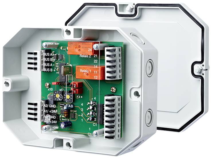 Metz Connect MR-DIO4/2-IP65 Modbus RTU 24 V AC, 24 V DC 200 mA No. of outputs:2 x Content 1 pc(s)