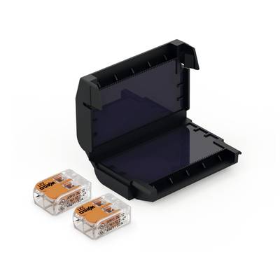 CellPack 407860 EASY-PROTECT/222 Connector gel box flexible: 0.2-4 mm² fixed: 0.2-4 mm² 1 pc(s) Black