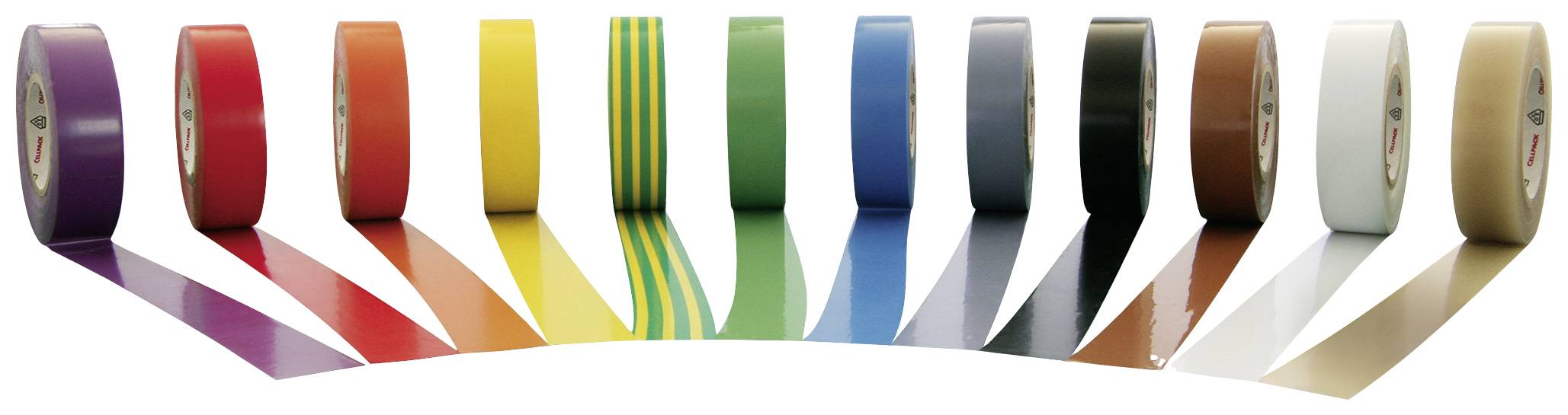 CellPack No.328/0.18-19-20/MC 416781 Electrical tape No. 328 Multi-coloured (L x W) 20 m x 19 mm 1 Set