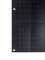 A section of a solar panel module, showing a black square cell structure, is visible.