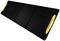 Foldable solar module with a black surface and yellow handles on the sides, suitable for portable energy generation.<br><br>Foldable solar panel with a black surface and yellow side handles, designed for portable power generation.
