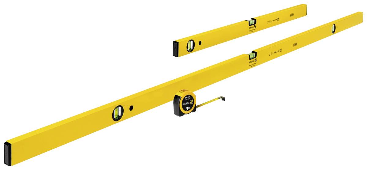 Stabila CLASSIC KIT 70-3-180 19978 Spirit level set Calibrated to (ISO standards)