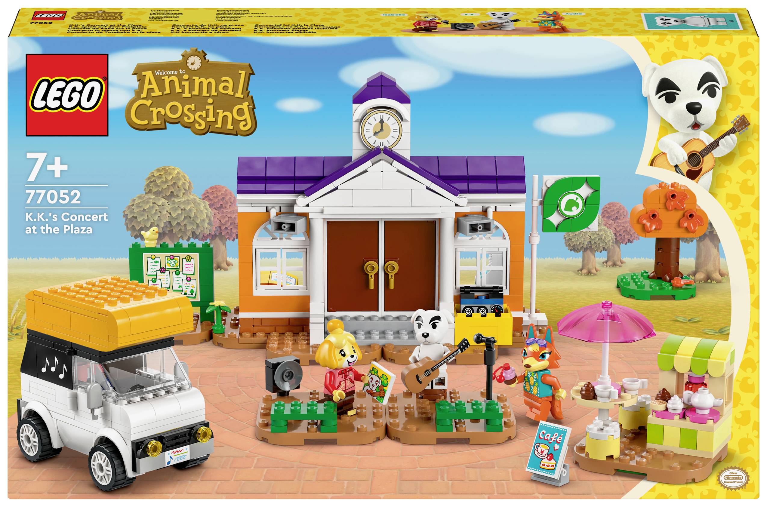 77052 LEGO® Animal Crossing K.K. is playing on the festival ground