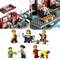 Lego set scenes featuring a train, wheelchair accessibility, interactive figures and a guide dog. Focusing on integration and inclusivity.