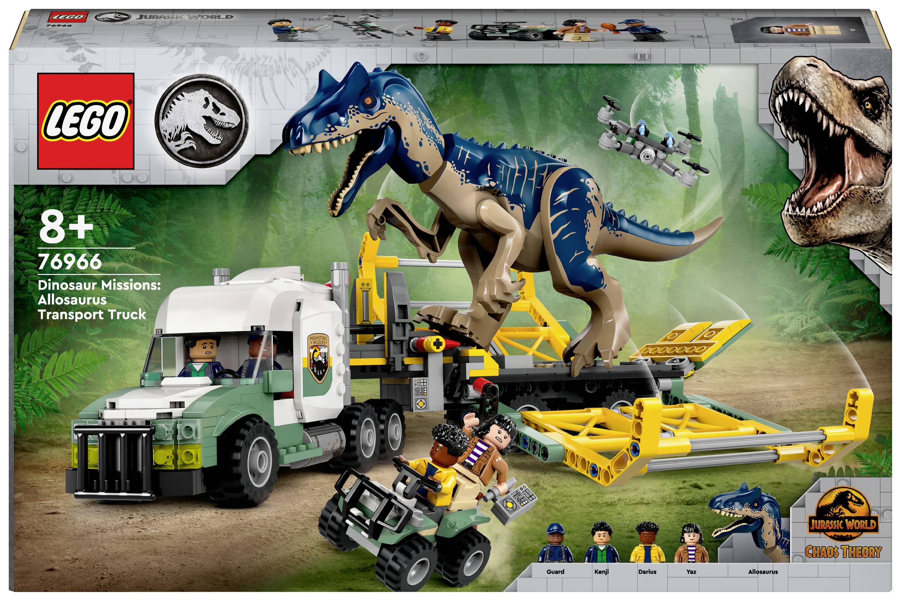 76966 LEGO® JURASSIC WORLD™ Dinosaur missions: Allosaurus transporter
