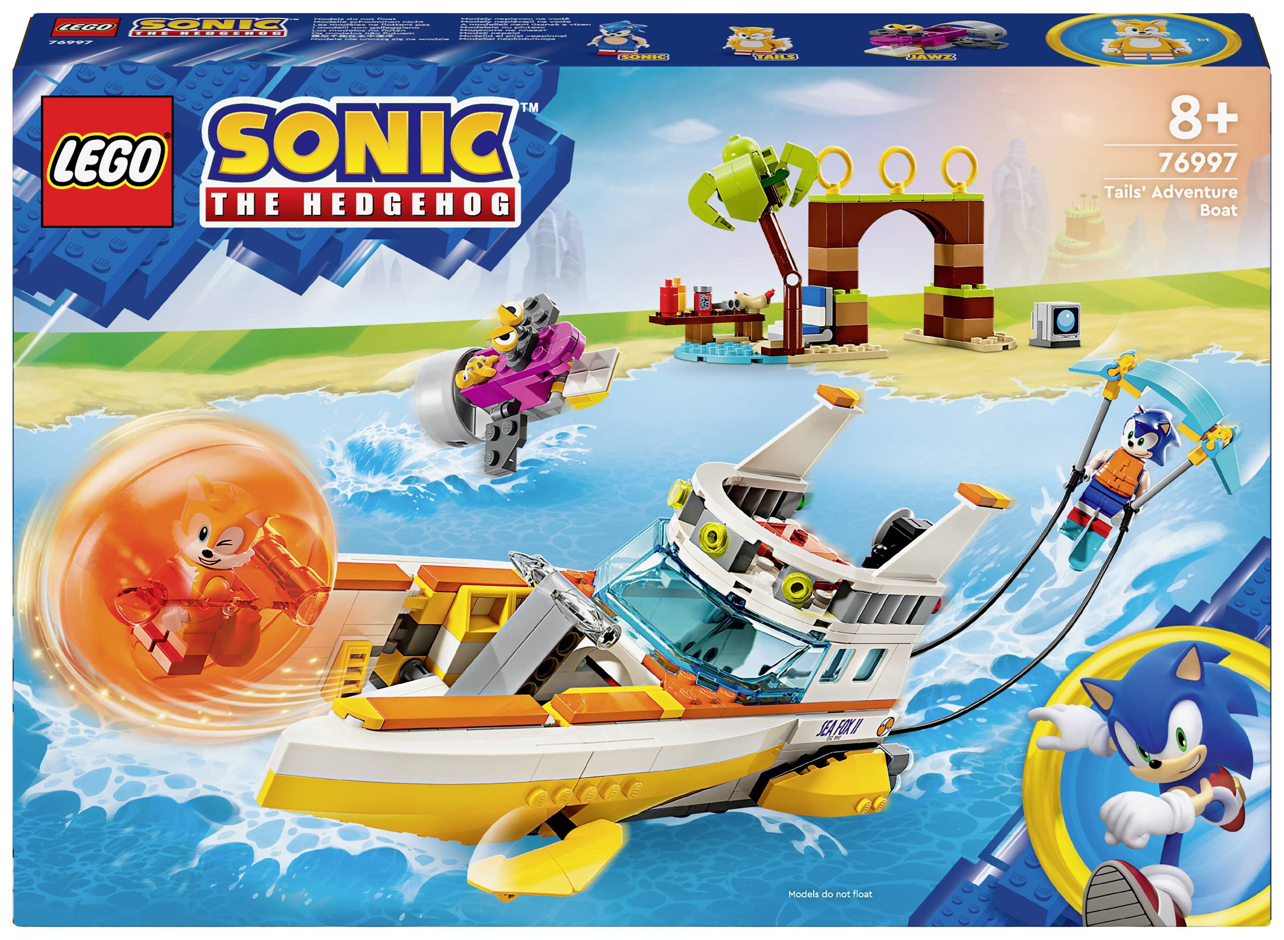 76997 LEGO® Sonic the Hedgehog Tails adventure boat