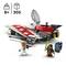 Lego Spaceship Set with 305 pieces, recommended for ages 8 and up. Includes two figures with weapons and a small droid.