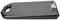Black clipboard with integrated handle and metal strip at the top, for easy transportation of documents or notes.