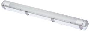 Sygonix  LED wet room diffusor  LED tube T8 9 W Neutral white Grey