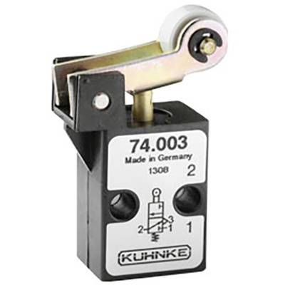 A mechanical micro switch with a metal lever, label '74.003 Made in Germany'.