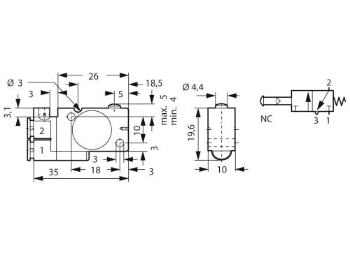 Kendrion Push button valve 1.5 up to 8 bar 1 pc(s)-1