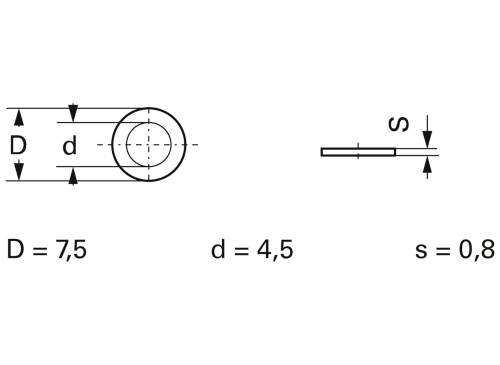 Kendrion Sealing 50001 External thread M5 1 pc(s)