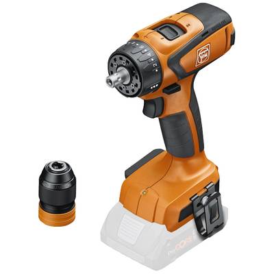 Orange and black cordless drill with removable chuck, suitable for DIY projects.
