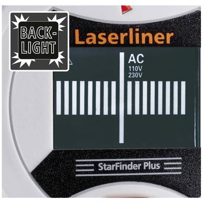 Device for voltage detection, displays alternating current 'AC', options 110V and 230V. 'Back-light' function shown.
