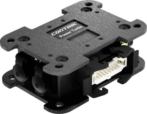 Image of Contrik 1028228 1-piece Socket splitter Black
