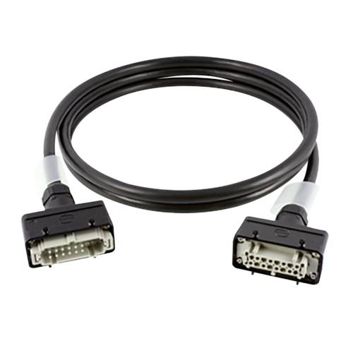 Contrik CKPE50-AHAH-M200 Multicore cable Harting E16 Black