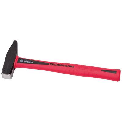 A red hammer with a black head, brand name 'Ultratec' and 'Peddinghaus' on the handle.