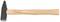 Wooden hammer with metal head, marked 'Hickory 300 g DIN 1041' on the handle. Suitable for light to medium-duty tasks.