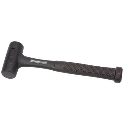 Rubber mallet with a black, textured handle, suitable for work requiring surface protection.