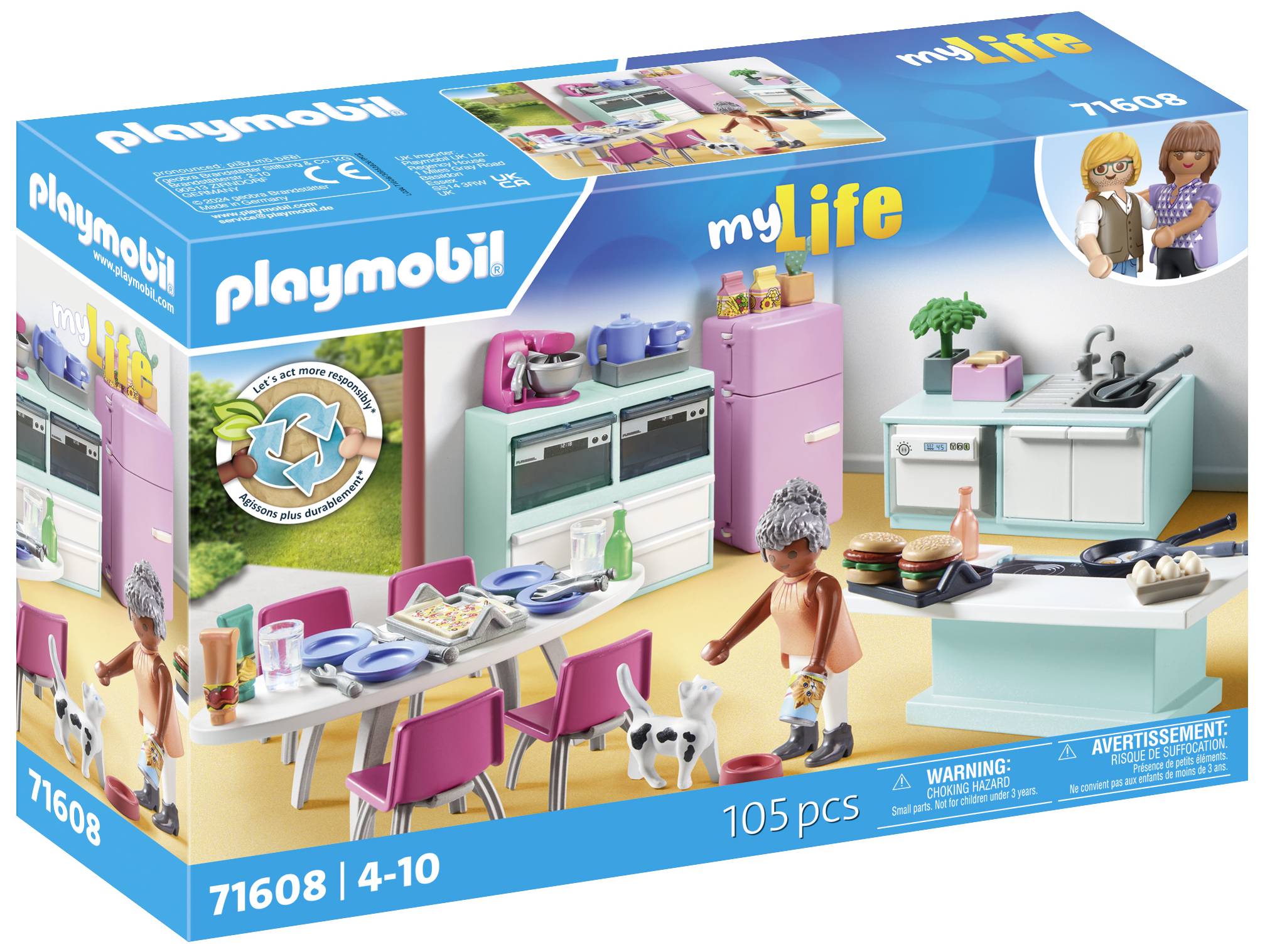 Playmobil® My Life Kitchen with dining area 71608