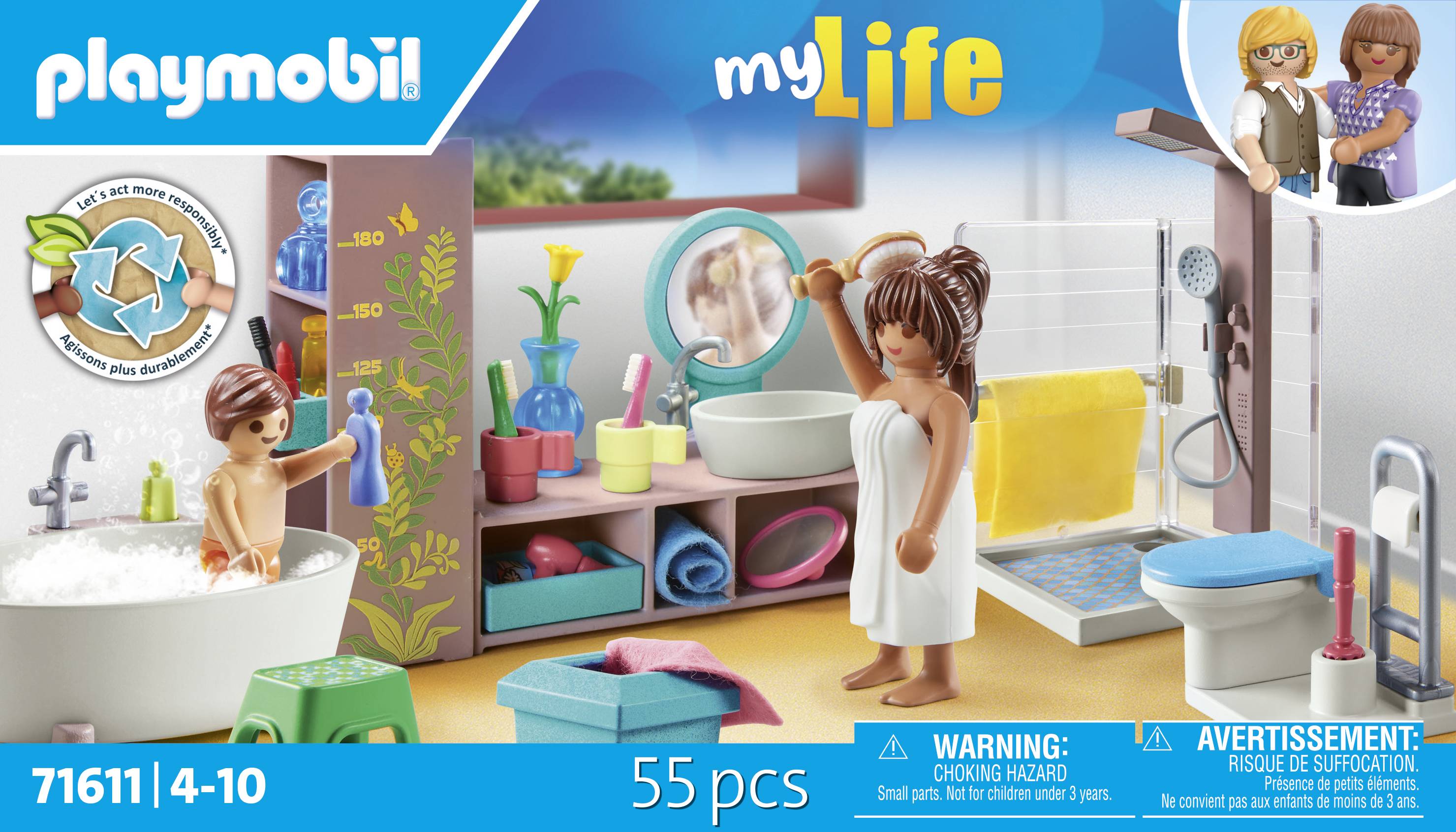 Playmobil® My Life Bathroom 71611
