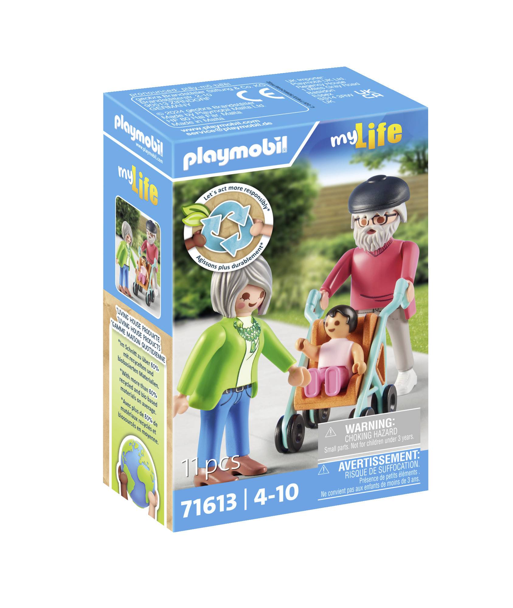 Image of Playmobil® My Life Grandparents with baby 71613