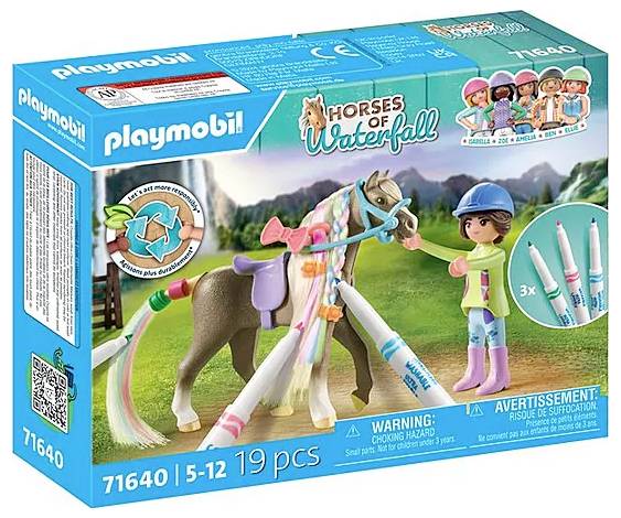 Playmobil® Horses of Waterfall Creative set with PFERD and pens 71640
