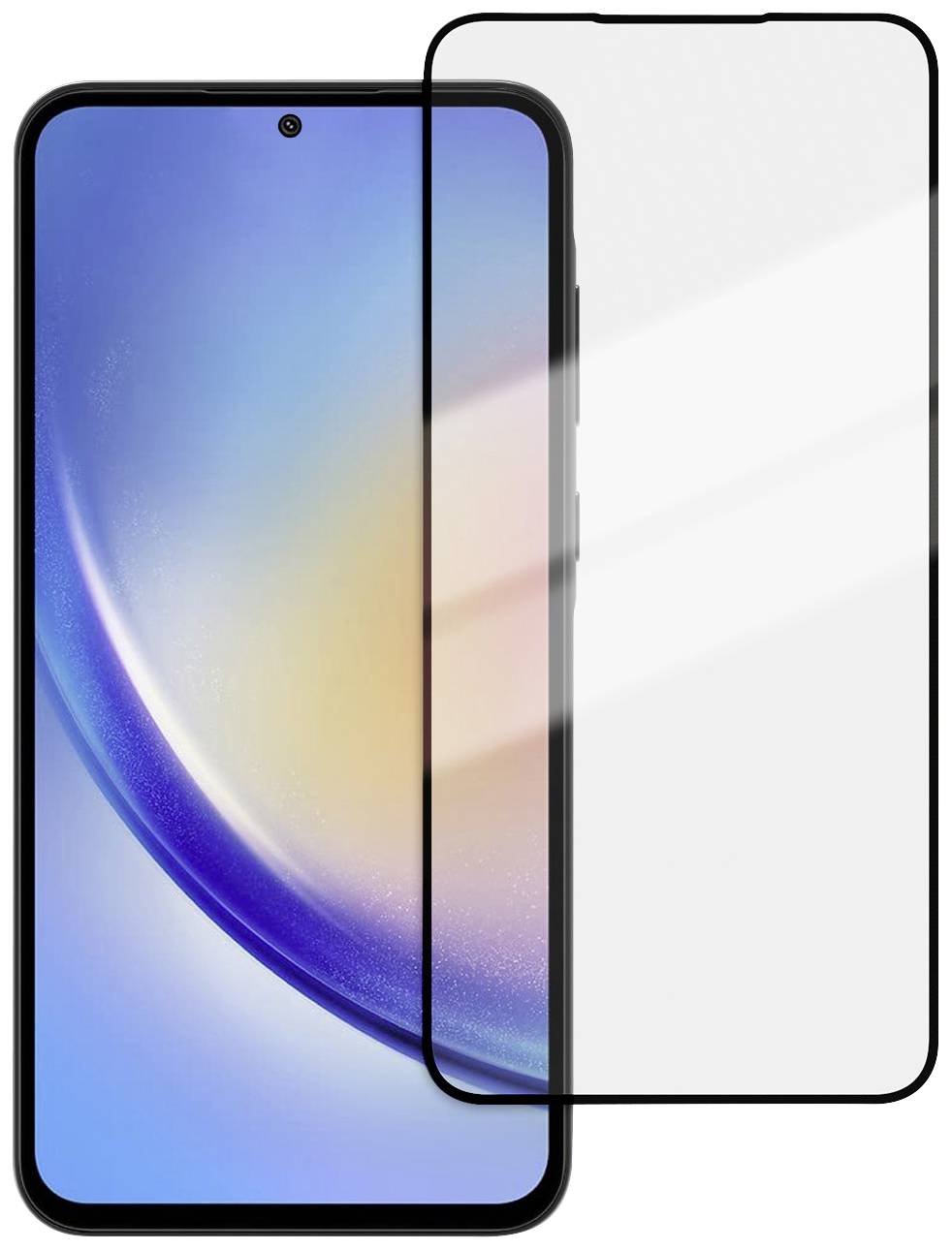 Vivanco 2.5DGLASVVSGA355G Glass screen protector Samsung Galaxy A34 5G 1 pc(s) Anti-fingerprint, Scratch-proof 64100