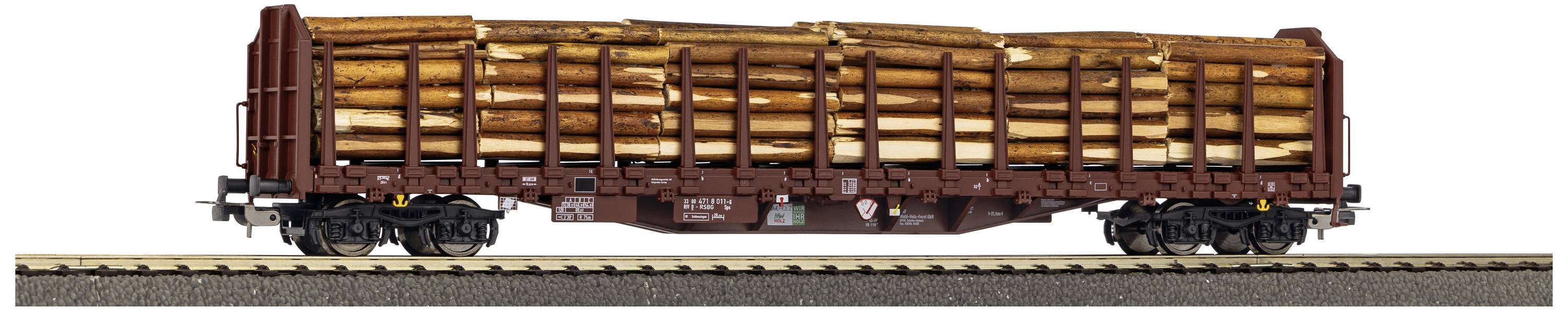 Piko H0 24610 H0 logs wagon Roos-t642 of RSBG