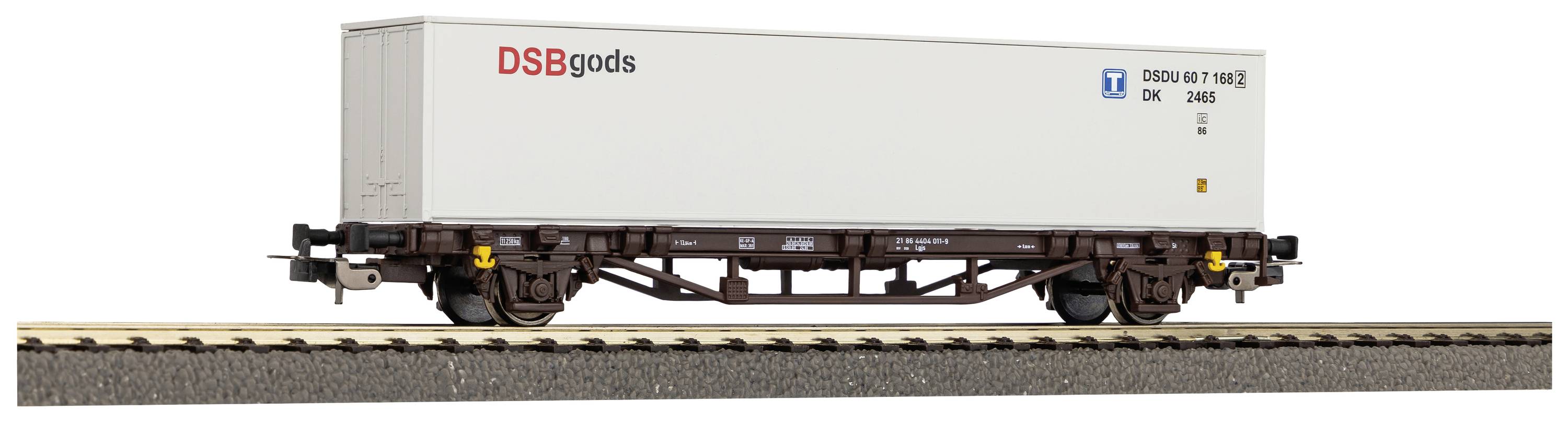 Image of Piko H0 27720 H0 PI cont. Carrier wagon Lgjs of DSB