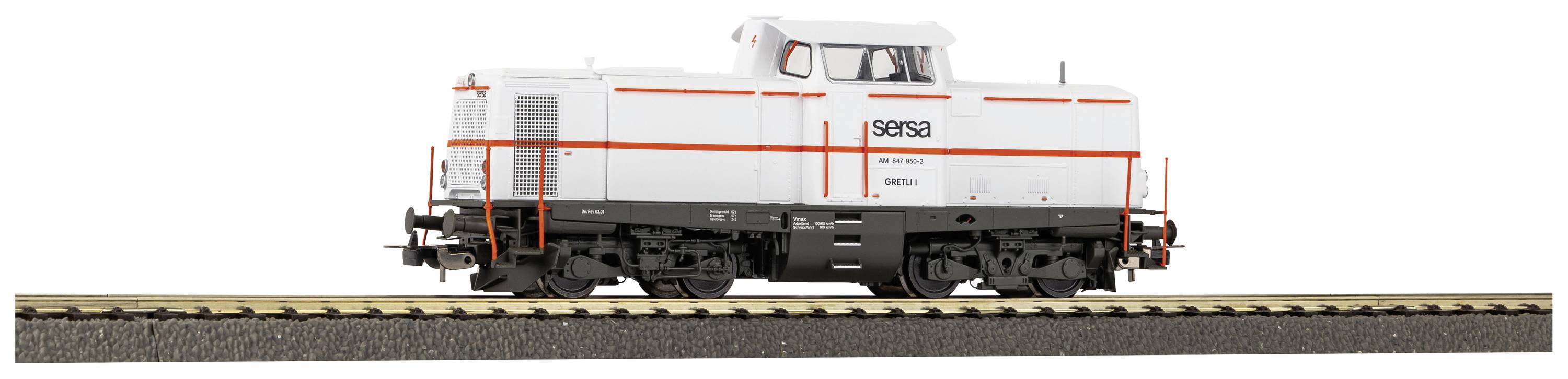 Piko H0 52333 H0 Diesel Loc. AM 847 of Sersa