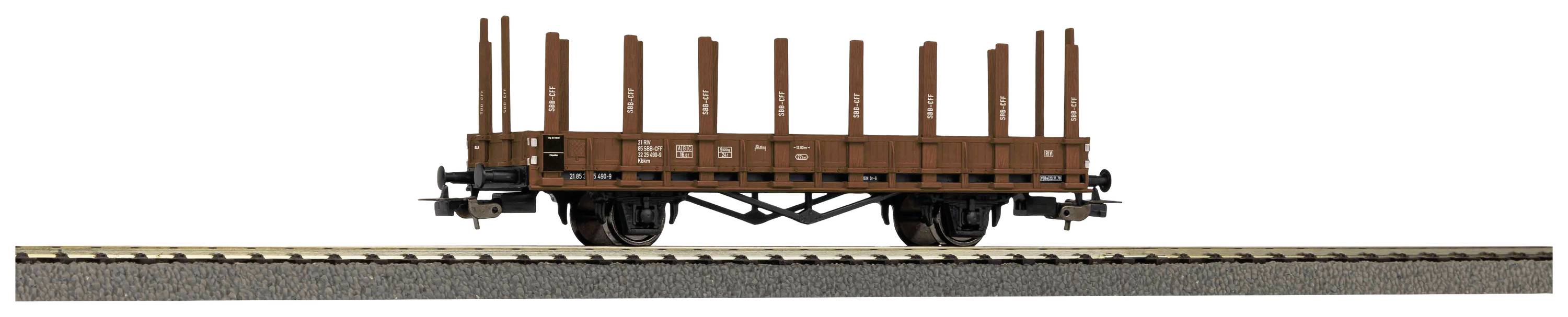 Image of Piko H0 54316 H0 stake car of SBB