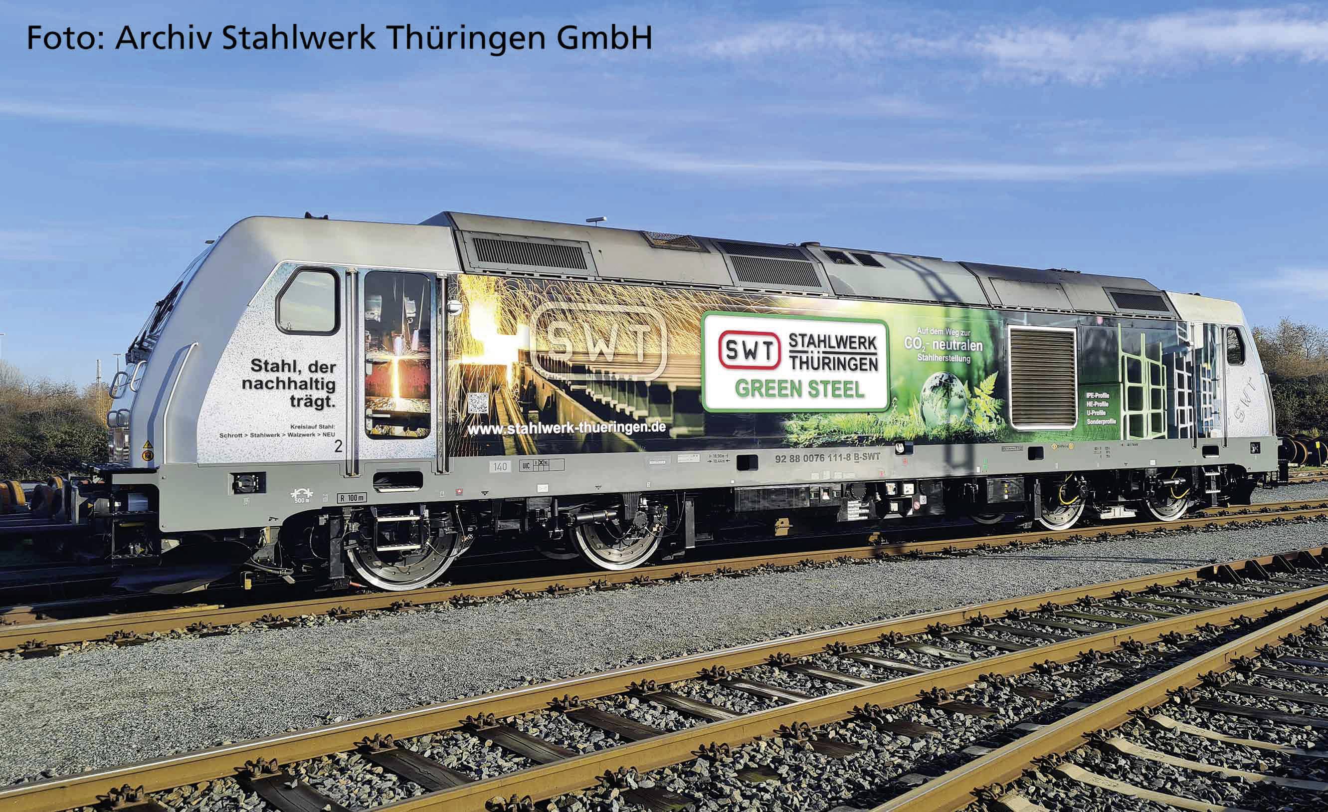 Image of Piko H0 57545 H0 Diesel locomotive TRAXX of the STEEL WORKS Thuringia