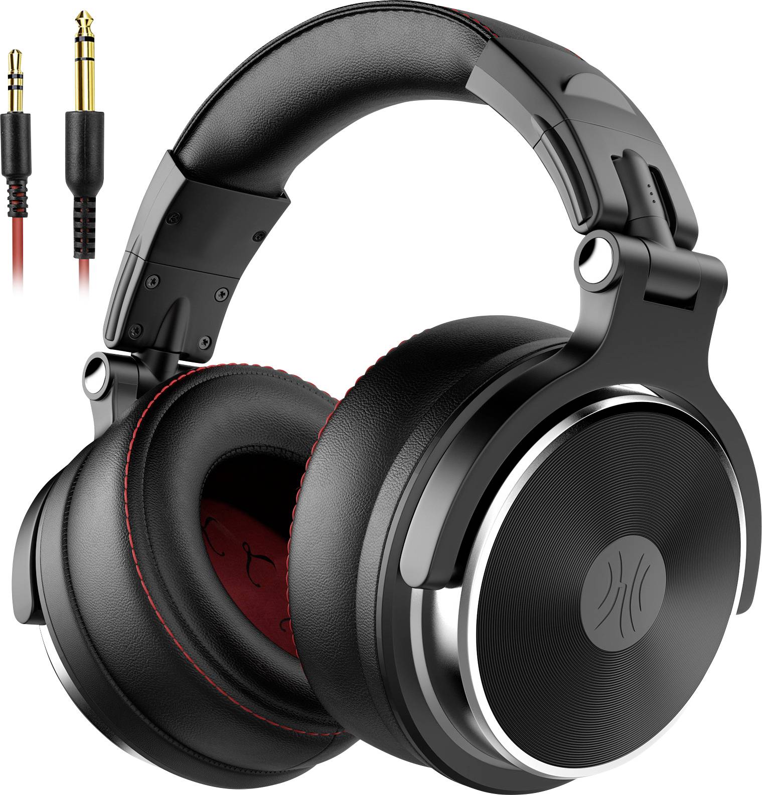 OneOdio Pro-60 DJ Over-ear headphones Corded (1075100) Stereo Black High-resolution audio Foldable, Tiltable ear pads
