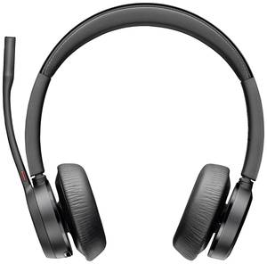 HP Poly Voyager 4320-M +BT700 Dongle  On-ear headset Bluetooth® (1075101) Stereo Black Noise cancelling Volume control, Microphone mute PC