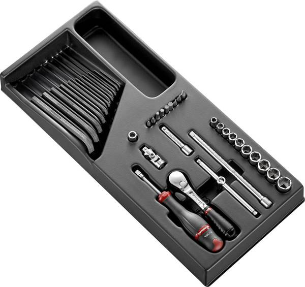 Facom  Bit adpter set  1/4" (6.3 mm) 36-piece MOD.RL161-26