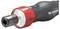 Cordless drill with ergonomic handle, red torque ring and screwdriver bit. 'FACOM' brand logo on the casing.
