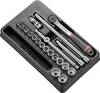 Facom Bit adpter set 3/8" (10 mm) 20-piece MOD.J161-36