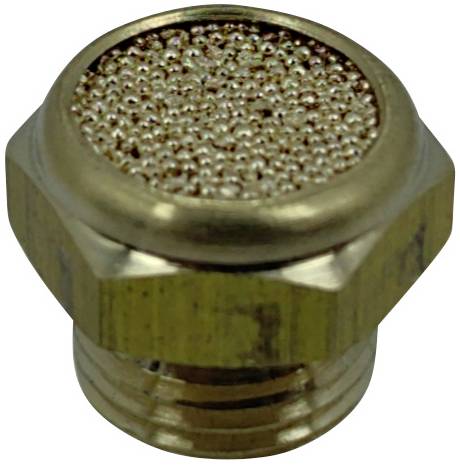 TRU COMPONENTS Muffler TC-12770324 External thread G1/8 15 bar Brass 1 pc(s)